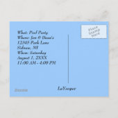 BRIEFKAART INVITATIE Zomergrillen 4 juli PC (Achterkant)