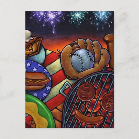 BRIEFKAART INVITATIE Zomergrillen 4 juli PC (Voorkant)