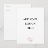 Briefkaart Invitation Portrait (Voorkant / Achterkant)