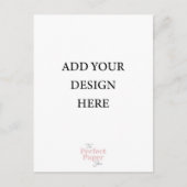 Briefkaart Invitation Portrait (Voorkant)