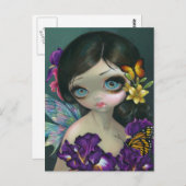 briefkaart "Iris Enchantment" (Voorkant / Achterkant)