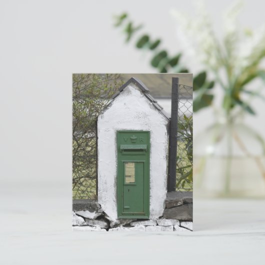 Briefkaart Irish Mail Box (Staand voorkant)