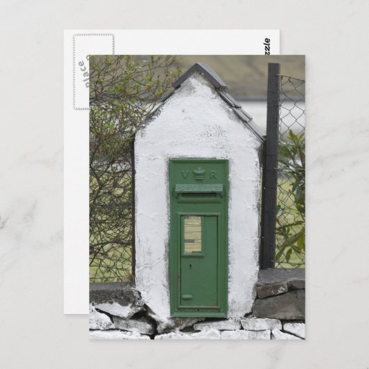 Briefkaart Irish Mail Box (Voorkant / Achterkant)