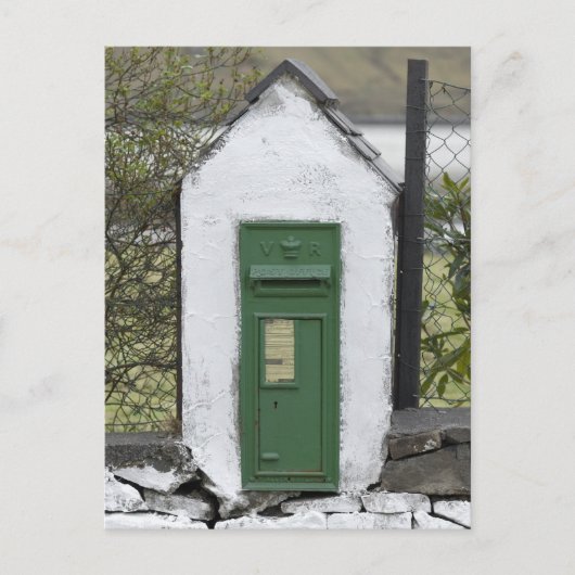 Briefkaart Irish Mail Box (Voorkant)