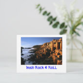briefkaart "Irish Rock & Roll" (Staand voorkant)