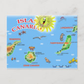 Briefkaart Islas Canarias (Voorkant)
