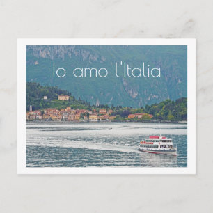 BRIEFKAART/ITALIAANSE LAKE DISTRICT SCENE/I HOUDT  BRIEFKAART