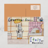 briefkaart "Italië" (Voorkant / Achterkant)