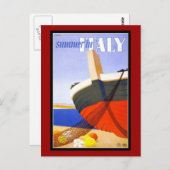 Briefkaart Italië Groeten  (Voorkant / Achterkant)