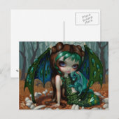 briefkaart "Ivy Dragonling" (Voorkant / Achterkant)