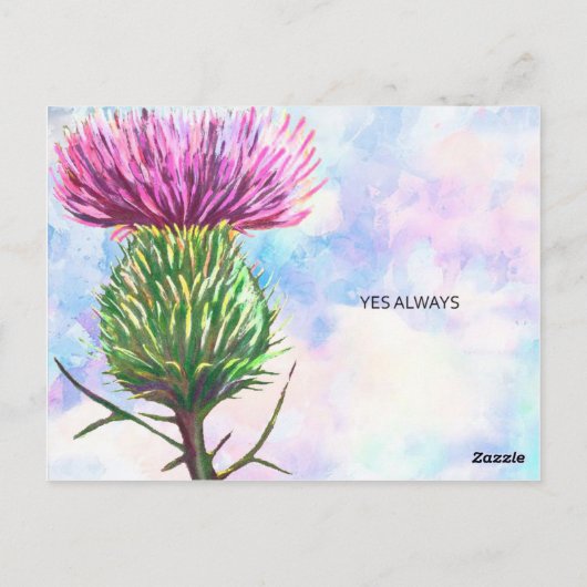 BRIEFKAART "JA ALTIJD (Achterkant)