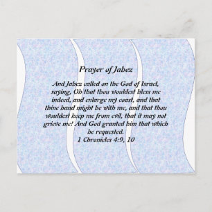 Briefkaart Jabez