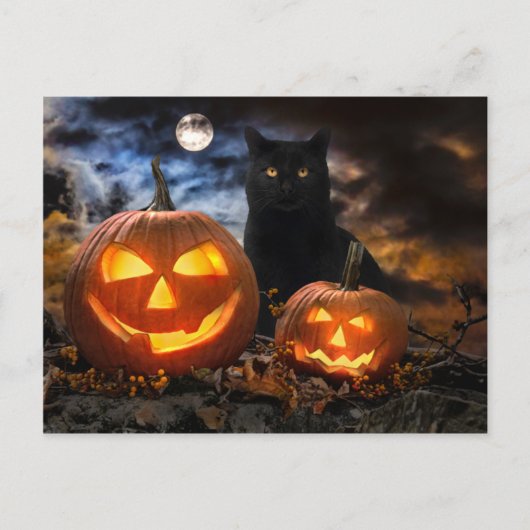 briefkaart "Jack O' Lantern & Jet" (Voorkant)