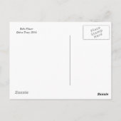 Briefkaart Jacobean Flower (Achterkant)