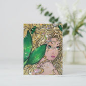 briefkaart "Jade Mermaid" (Staand voorkant)