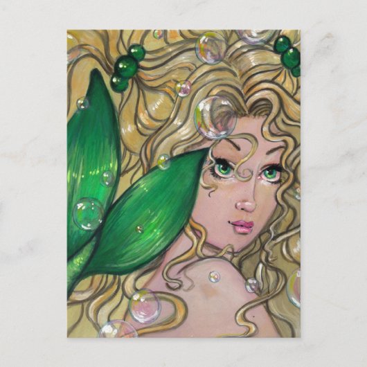 briefkaart "Jade Mermaid" (Voorkant)