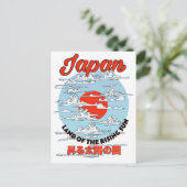 Briefkaart Japanse kraanvogels (Staand voorkant)