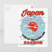 Briefkaart Japanse kraanvogels (Voorkant / Achterkant)