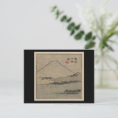 Briefkaart- Japanse kunst-Ando Hiroshige 9 Briefkaart (Staand voorkant)