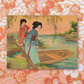 Briefkaart Japanse Lakeside