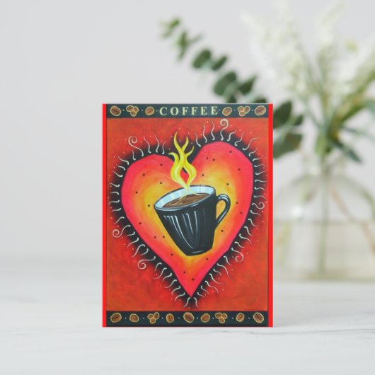 briefkaart "Java Love" (Staand voorkant)