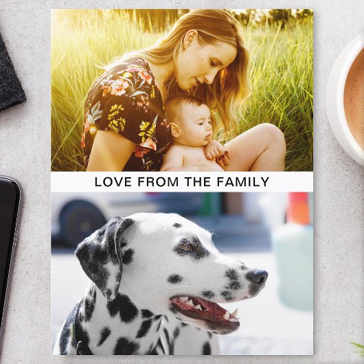 Briefkaart je 2 foto's en berichten