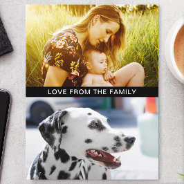 Briefkaart je 2 foto's en berichten