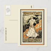 Briefkaart: Jeanne d'Arc, Sarah Bernhardt Briefkaart (Voorkant / Achterkant)