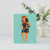 Briefkaart Jeanne' s Pareu (Staand voorkant)