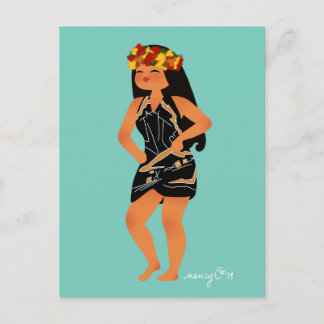 Briefkaart Jeanne' s Pareu