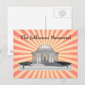 Briefkaart: Jefferson Memorial Briefkaart (Voorkant / Achterkant)
