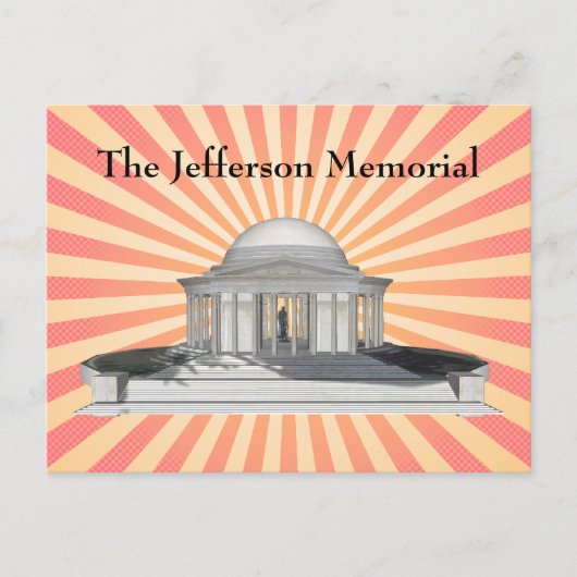 Briefkaart: Jefferson Memorial Briefkaart (Voorkant)