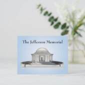 Briefkaart: Jefferson Memorial Briefkaart (Staand voorkant)