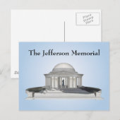 Briefkaart: Jefferson Memorial Briefkaart (Voorkant / Achterkant)