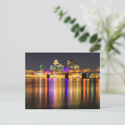 Briefkaart Jeffersonville, Indiana, VS (Staand voorkant)