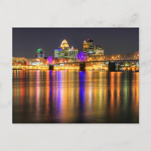 Briefkaart Jeffersonville, Indiana, VS (Voorkant)