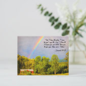 Briefkaart - Jeremiah 29:11 Want ik ken de plannen (Staand voorkant)