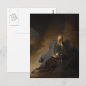 Briefkaart Jeremiah Jerusalem Rembrandt (Voorkant / Achterkant)