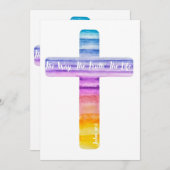 Briefkaart Jezus Kaarten Waterverf Briefkaarten (Voorkant / Achterkant)