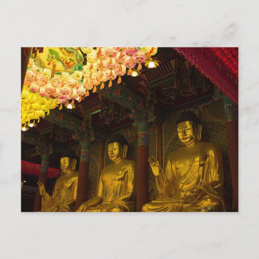 Briefkaart Jogyesa Temple in Seoul, Zuid-Korea (Voorkant)