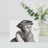 Briefkaart - John Calvin "Dit briefkaart koos me" (Staand voorkant)