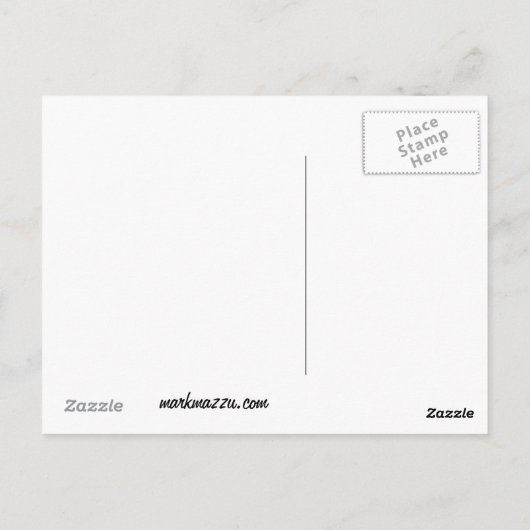 Briefkaart - John Calvin "Dit briefkaart koos me" (Achterkant)