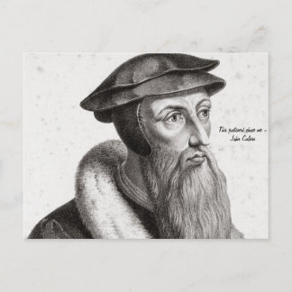 Briefkaart - John Calvin "Dit briefkaart koos me"