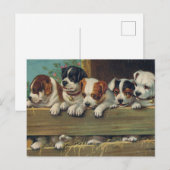 Briefkaart  jongen (Voorkant / Achterkant)