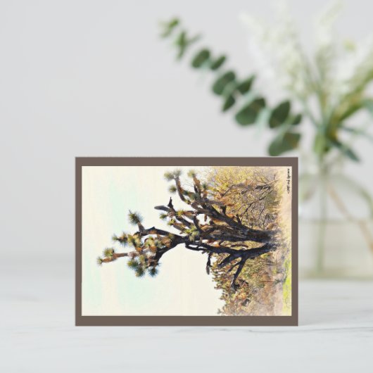 Briefkaart Joshua Tree (Staand voorkant)