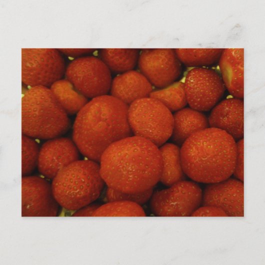 Briefkaart Juicy Strawberries (Voorkant)