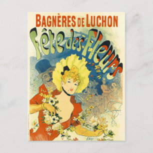 Briefkaart: Jules Cheret Vintage Kunst Briefkaart