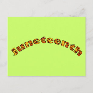 Briefkaart: Juneteenth Briefkaart