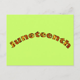 Briefkaart: Juneteenth Briefkaart