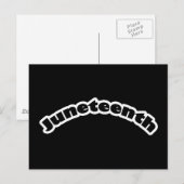 Briefkaart: Juneteenth Briefkaart (Voorkant / Achterkant)